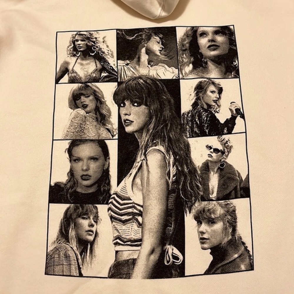 Taylor Swift Eras Tour Beige Hoodie Midnights